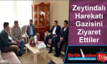 Zeytindalı Harekatı Gazisini Ziyaret Ettiler