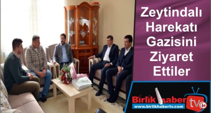 Zeytindalı Harekatı Gazisini Ziyaret Ettiler