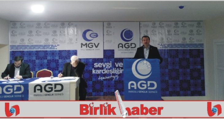 AGD Açılışı 15 Temmuz Gençlik Lokalinde Yaptı