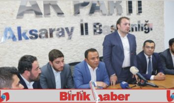 AK Parti Gençlik Kolları Genel Başkanı Ecertaş, Aksaray’da