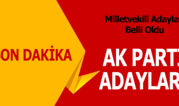 Ak Partide Aday adayları belli olmaya başladı