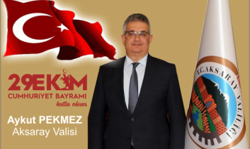 Vali Pekmez’in 29 Ekim Cumhuriyet Bayramı Mesajı