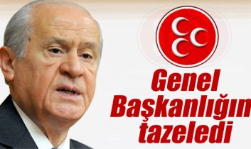 Devlet Bahçeli yeniden MHP Genel Başkanı