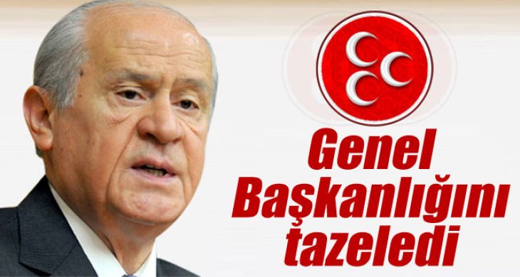 Devlet Bahçeli yeniden MHP Genel Başkanı