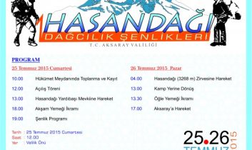 Hasandağı Dağcılık Şenlikleri Başlıyor