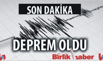 Aksaray’da Deprem