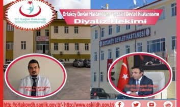 Ortaköy ve Eskil Devlet Hastanesine Diyaliz Hekimi