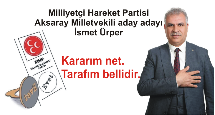 İsmet Ürper, Kararım net. Tarafım bellidir.