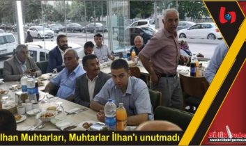 İlhan Muhtarları, Muhtarlar İlhan’ı unutmadı