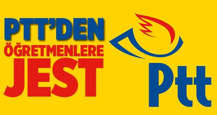 PTT’den Öğretmenlere jest