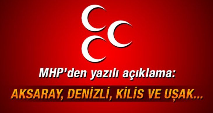 MHP Aksaray Teşkilatı kapatıldı