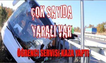 Öğrenci Servisi Kaza Yaptı