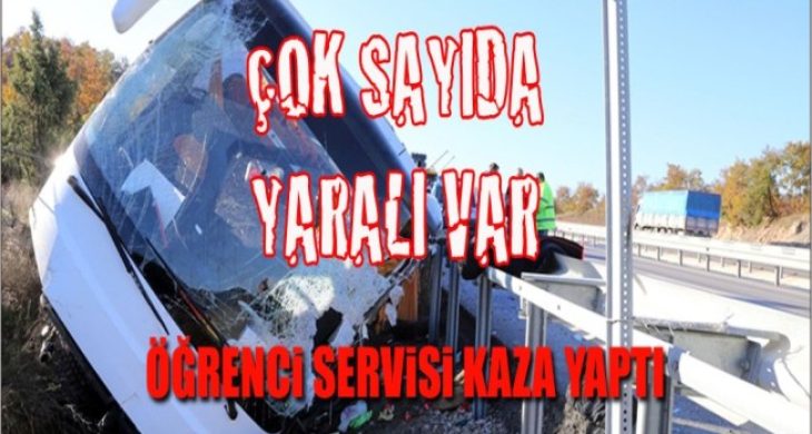 Öğrenci Servisi Kaza Yaptı