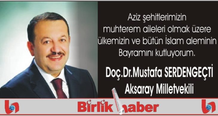 Milletvekili Serdengeçti’nin Kurban Bayramı Mesajı