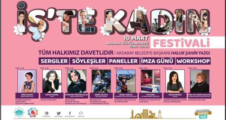 İş’te Kadın Festivali Başlıyor