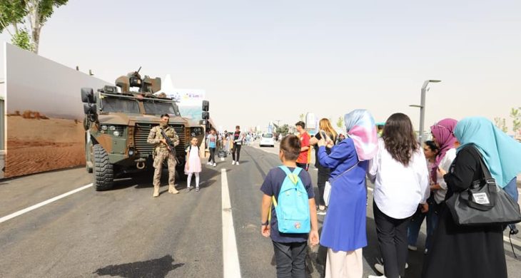 Aksaray’da Savunma Sanayisine Ait Ürünler İlgi Odağı Oldu