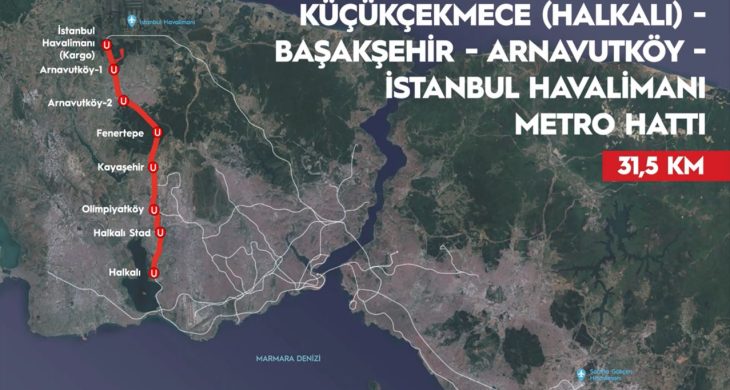 Halkalı-İstanbul Havalimanı Metro Hattında TBM Çalışmaları Tamamlandı