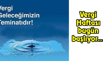 Vergi Haftası Kutlamaları başlıyor