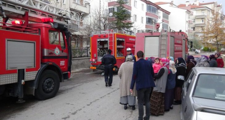 Aksaray’da Korkutan Yangın