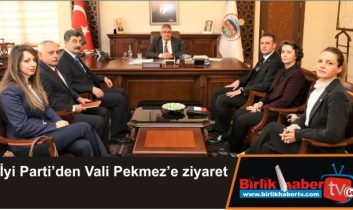 İyi Parti’den Vali Pekmez’e ziyaret