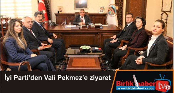 İyi Parti’den Vali Pekmez’e ziyaret