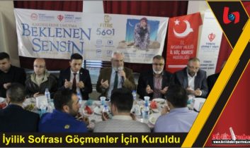 İyilik Sofrası Göçmenler İçin Kuruldu